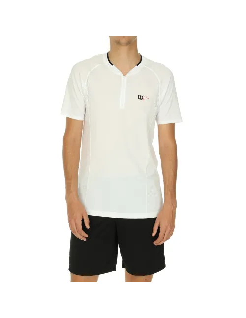 Camiseta Wilson Series Seamless Zip Henley 2.0 | Ofertas de pádel